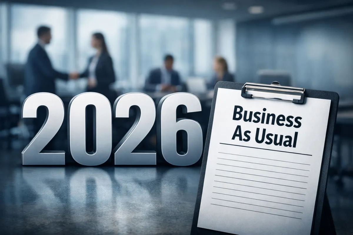 2026 Cannot be business as usal