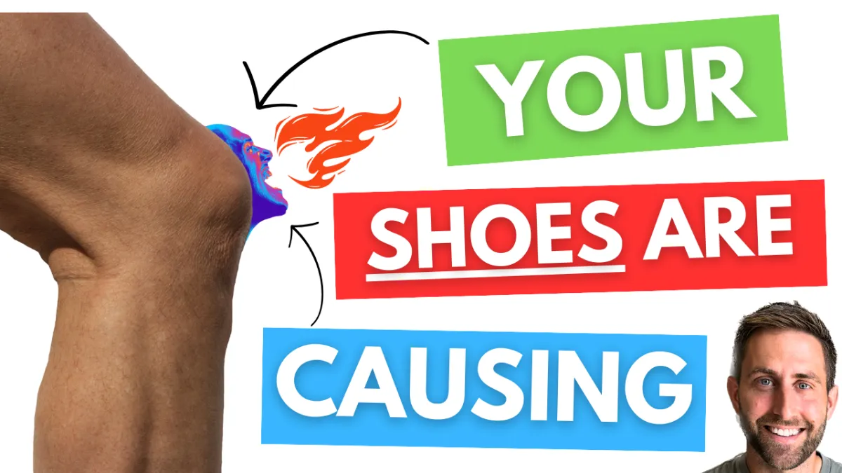 Image showing knee pain caused by shoes