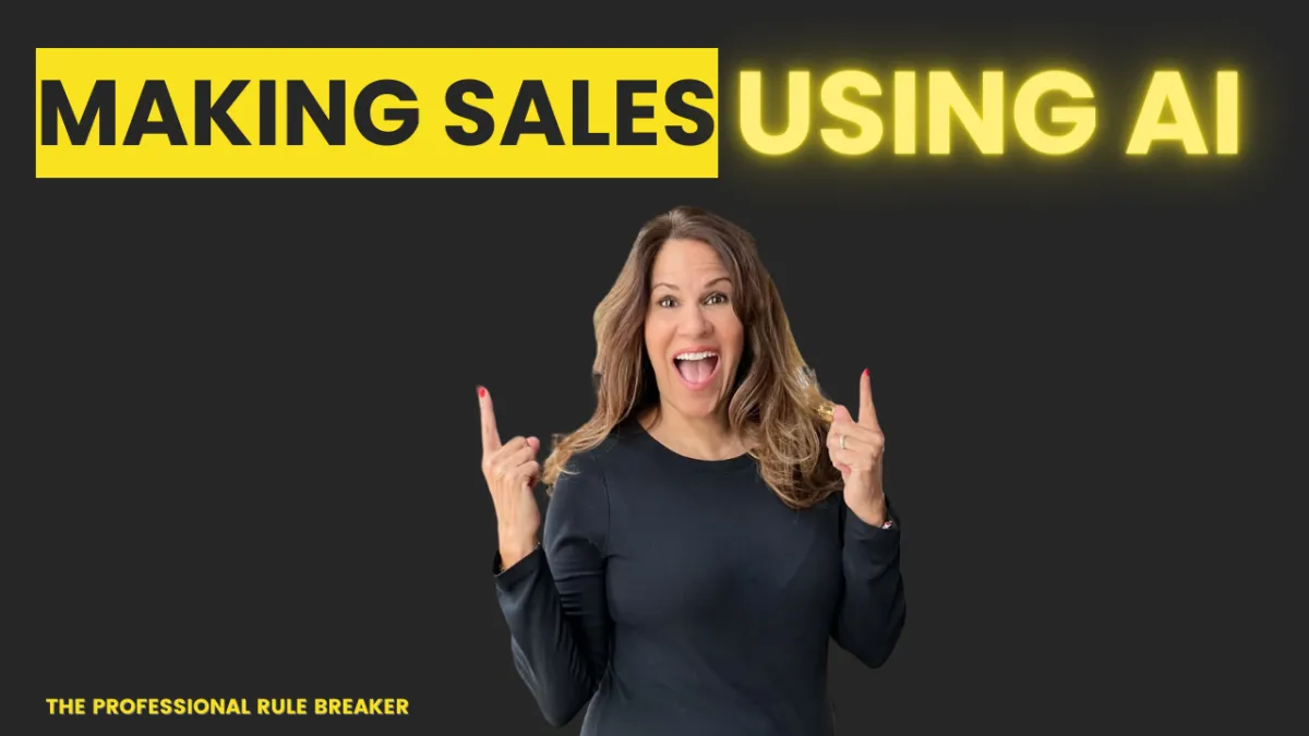 Making Sales Using AI