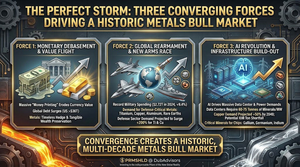 The Perfect Storm: Three Converging Forces Driving a Historic Metals Bull Market