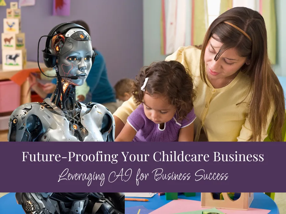 A teacher guiding a child, a robot at the other side