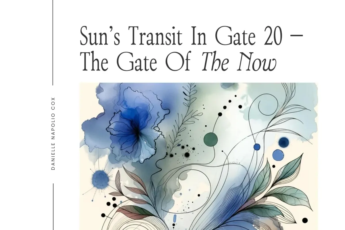 Sun's Transit in Gate 20 The Now — Human Design For Business