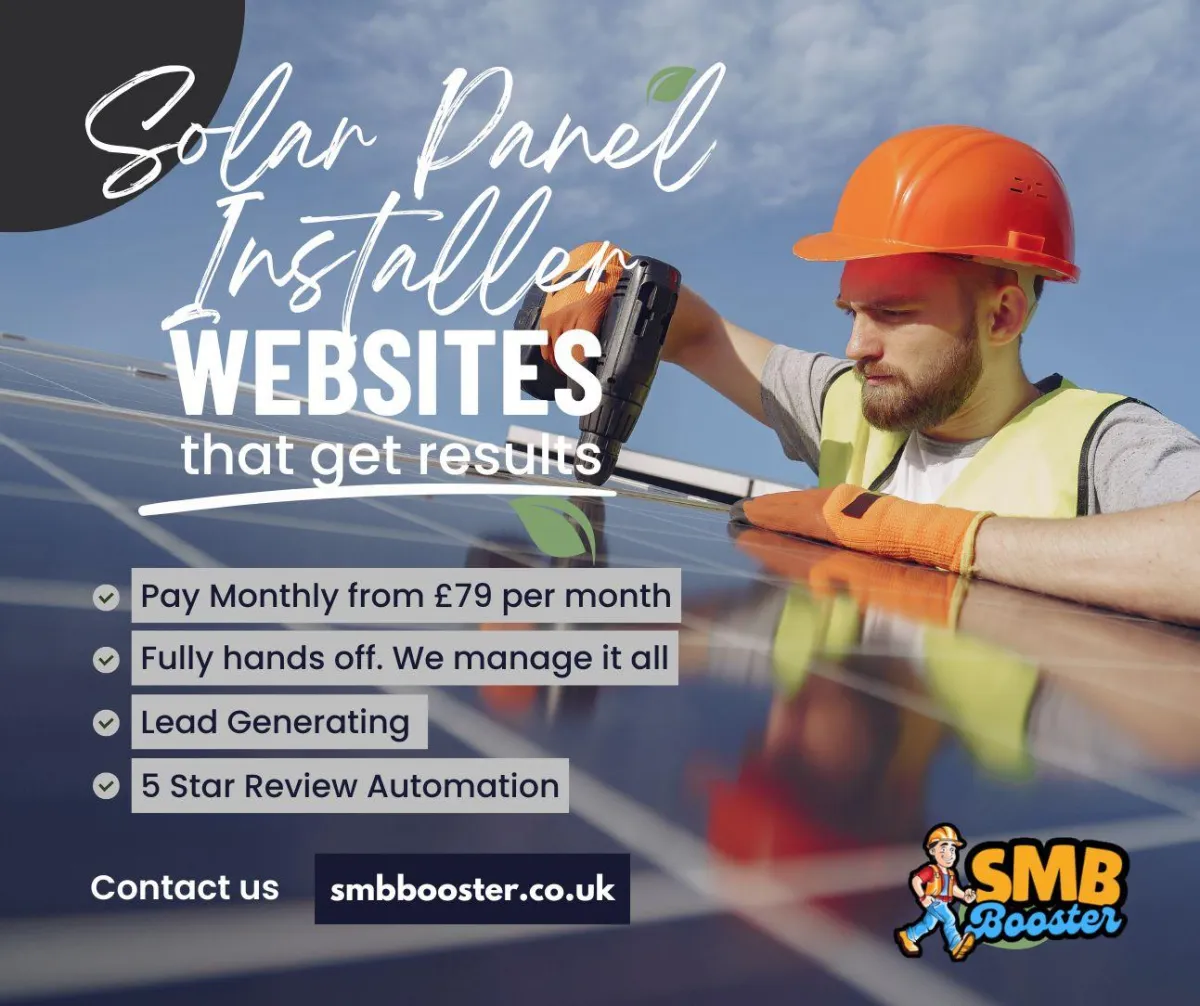 solar panel business uk website