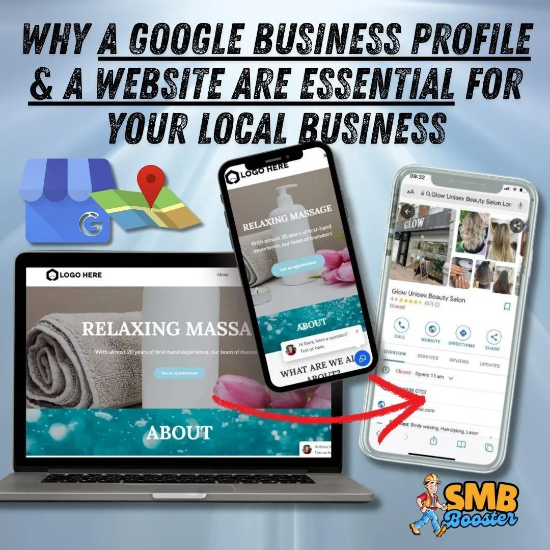 Why a Website Connected to Your Google Business Profile is Essential. Even If You're Busy with Facebook and Referrals