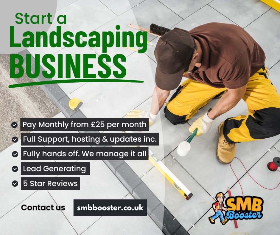 landscaping landscapers website and business startup