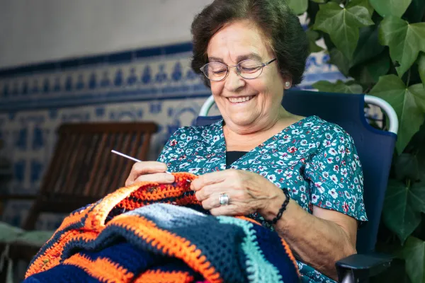 Crocheting for seniors