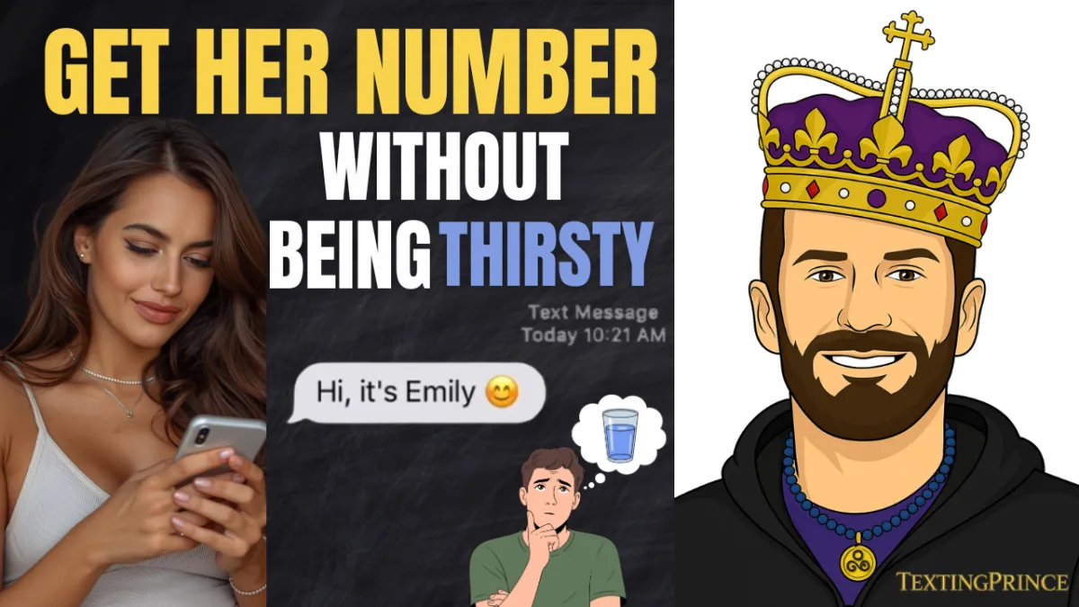 Man Getting Womans Number on a Dating App