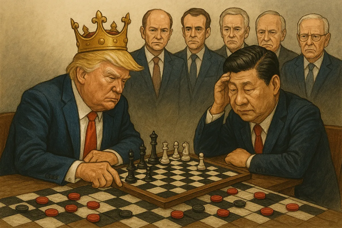 the world playing chess