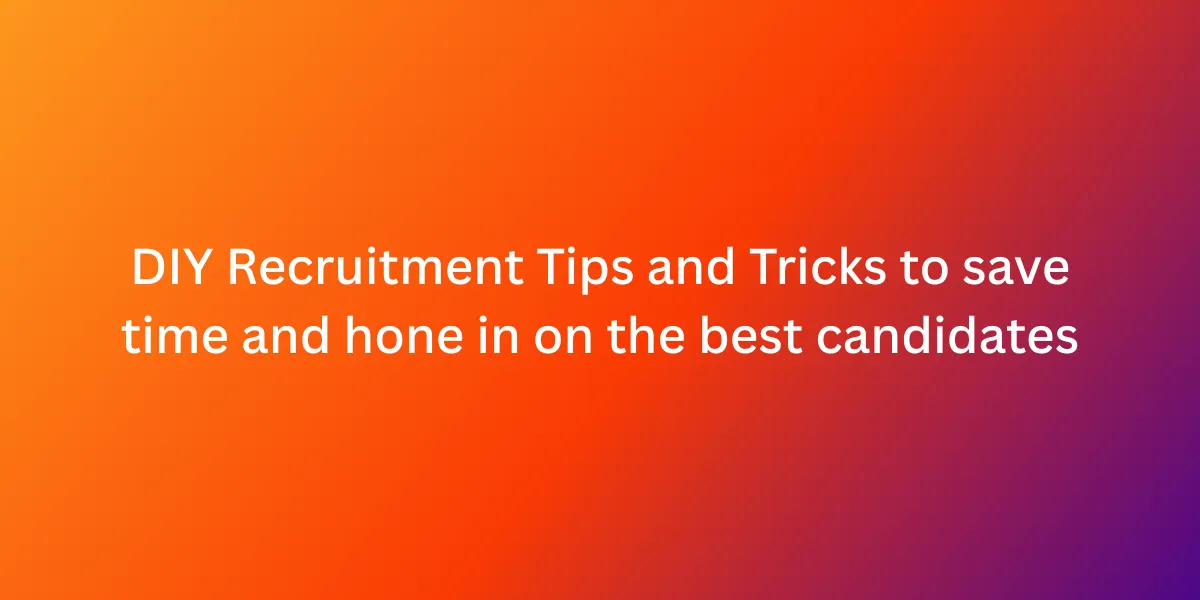 DIY Tips and Tricks