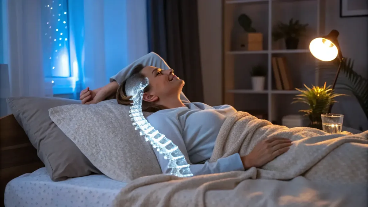 How a chiropractic adjustment and simple lifestyle shifts help lead to deep, refreshing sleep