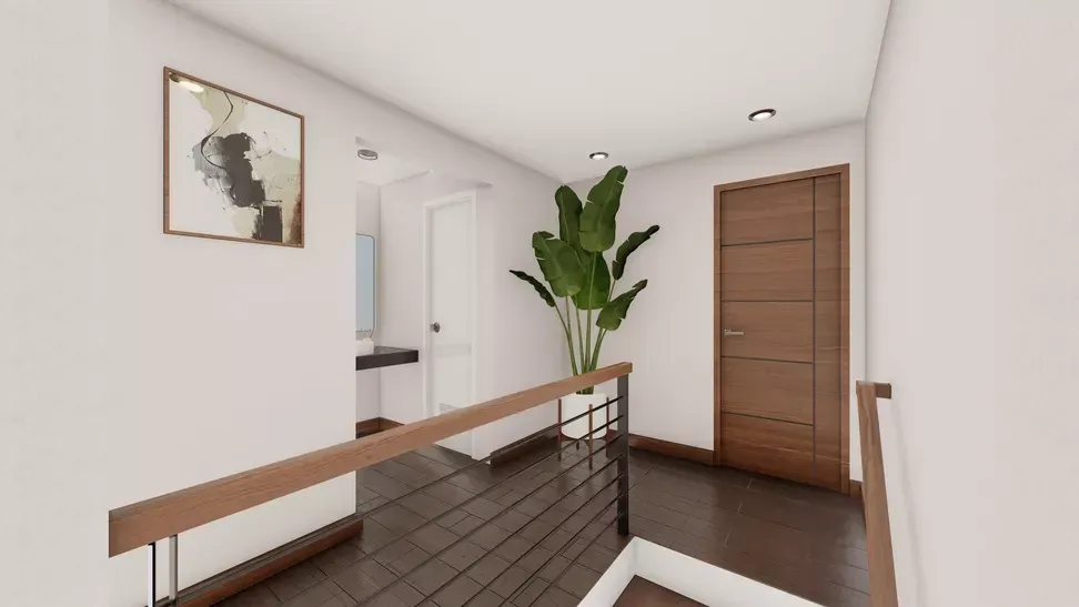 Kezia Townhouse second floor hallway