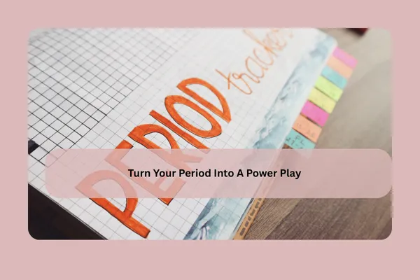 Menstrual cycle tracker showing different cycle phases, used to monitor hormones, energy patterns, and cycle-aware productivity.