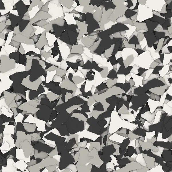 Tuxedo garage floor flakes