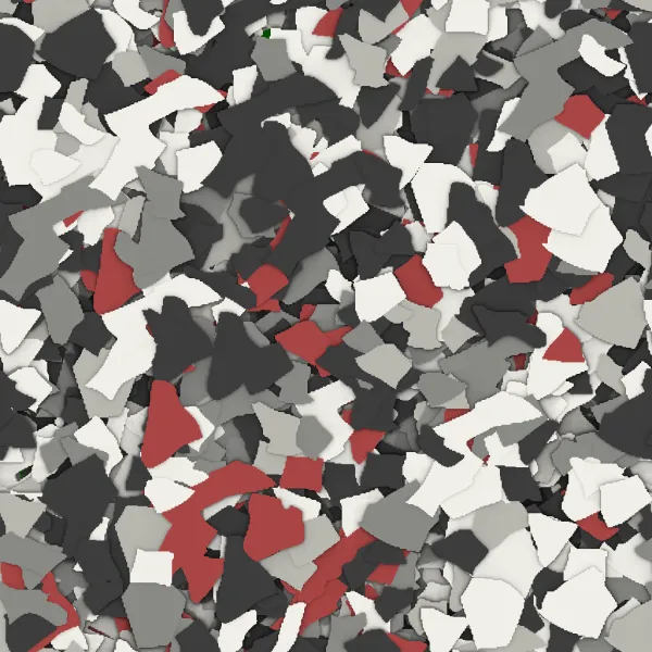 Amazing Arrowhead garage floor flake