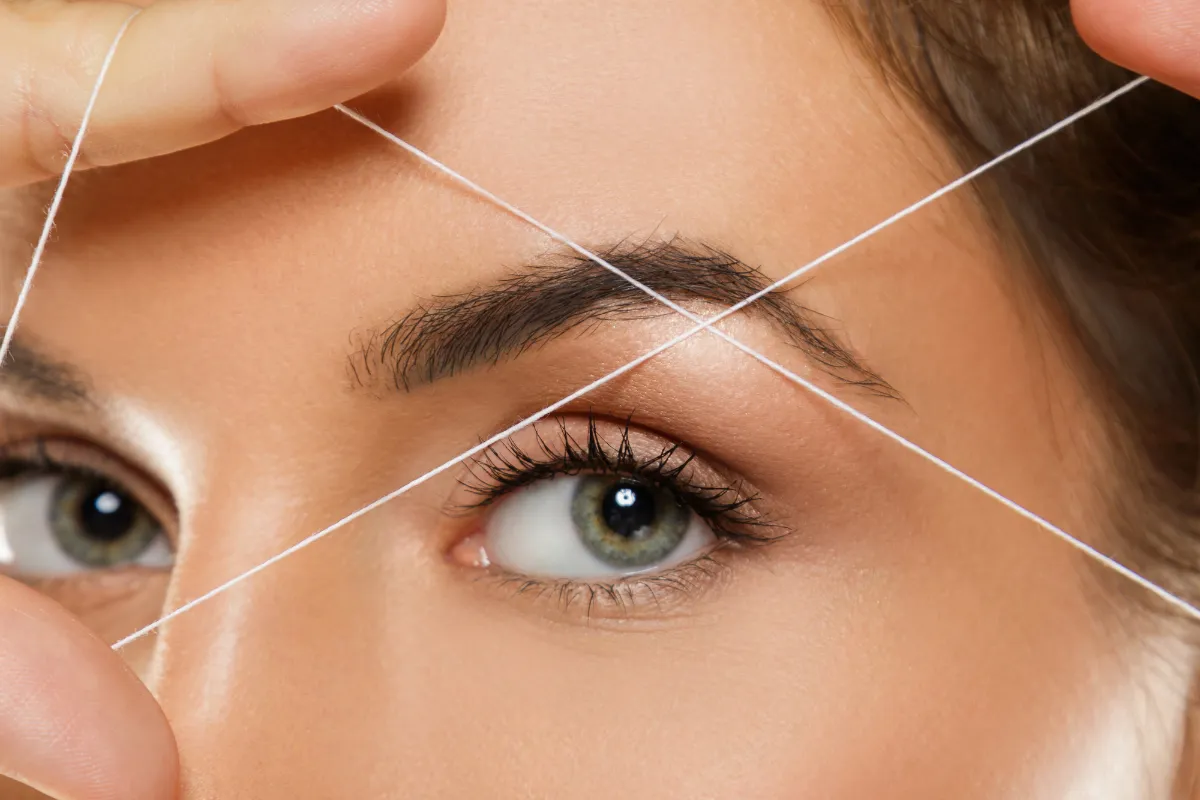 threading for sensitive skin