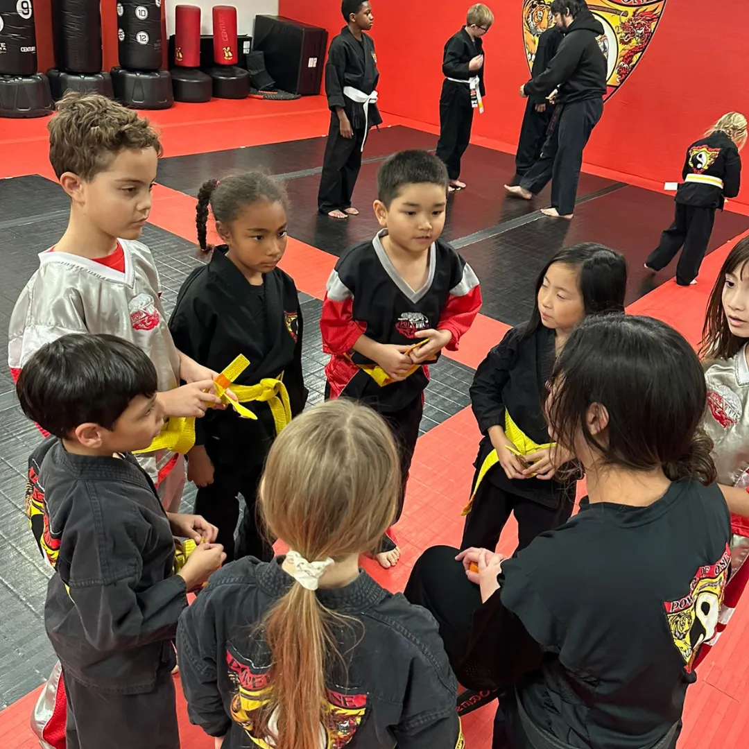 Coach leading students