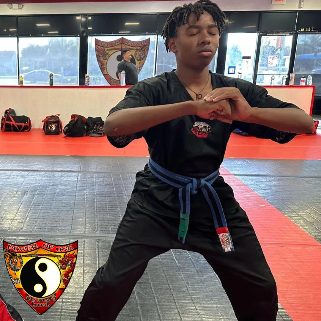 meditation stance with no disctractions