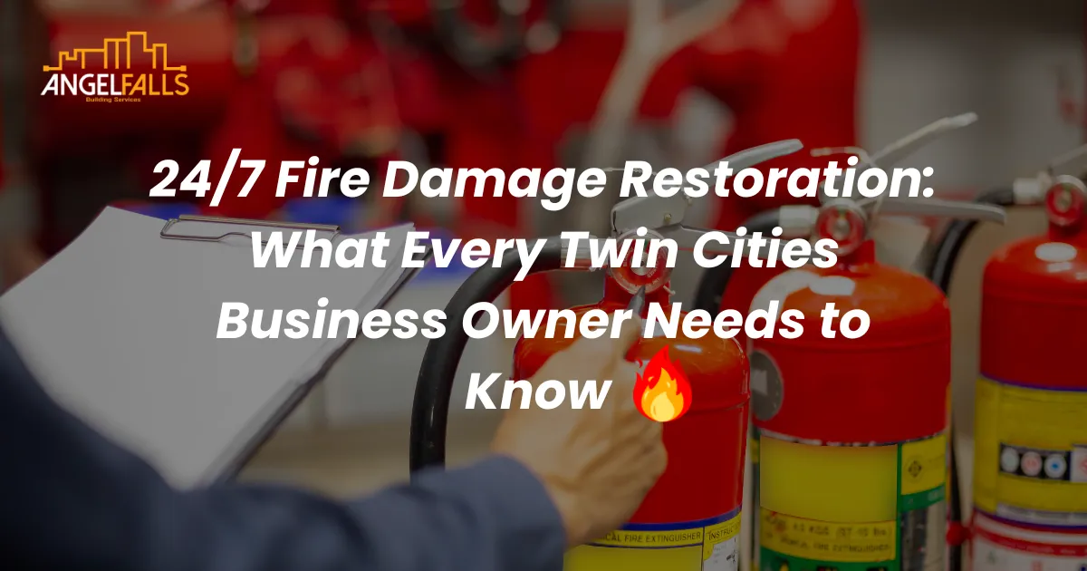 24/7 Fire Damage Restoration