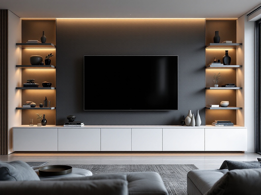 Media Wall Ideas: Luxury Designs by JAX Bespoke Yorkshire