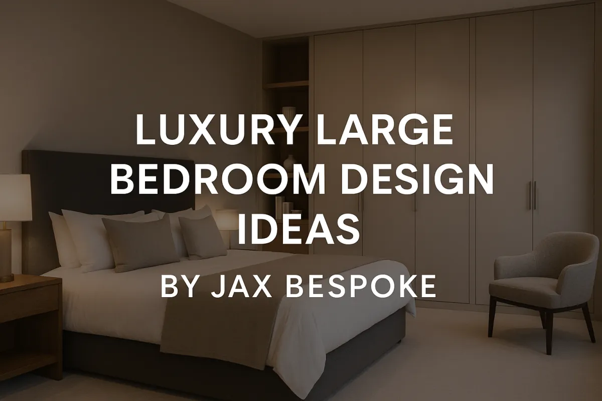Luxury Large Bedroom Design Ideas | Bespoke Interiors by JAX Bespoke