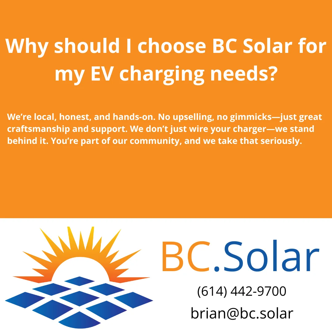 Why should I choose BC Solar for my EV charging needs?