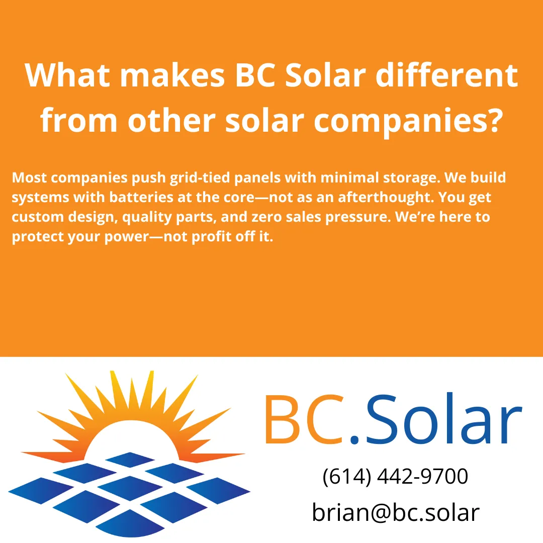 What makes BC Solar different from other solar companies?
