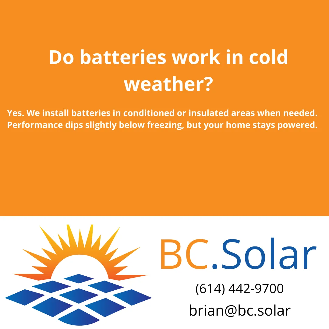 Do batteries work in cold weather?