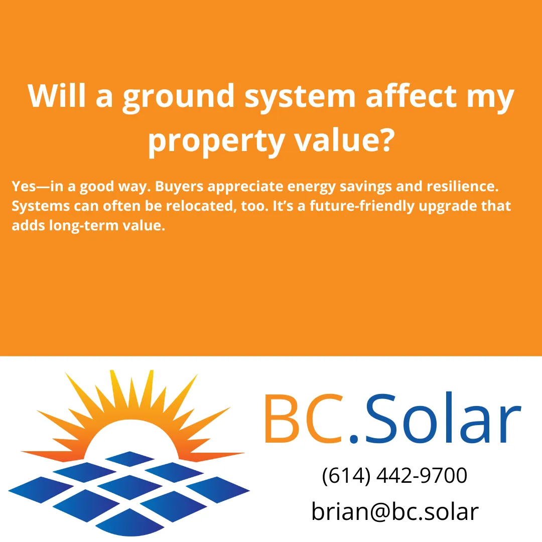 Discover how a ground-mounted solar system can positively affect your property value in Central Ohio — and why it’s a smart long-term investment.
