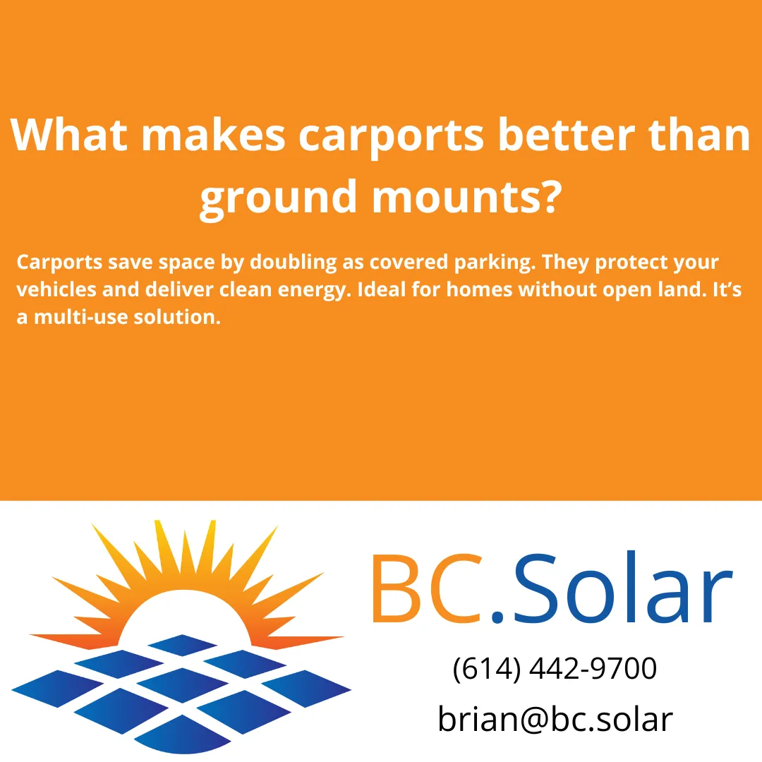 What makes carports better than ground mounts?
