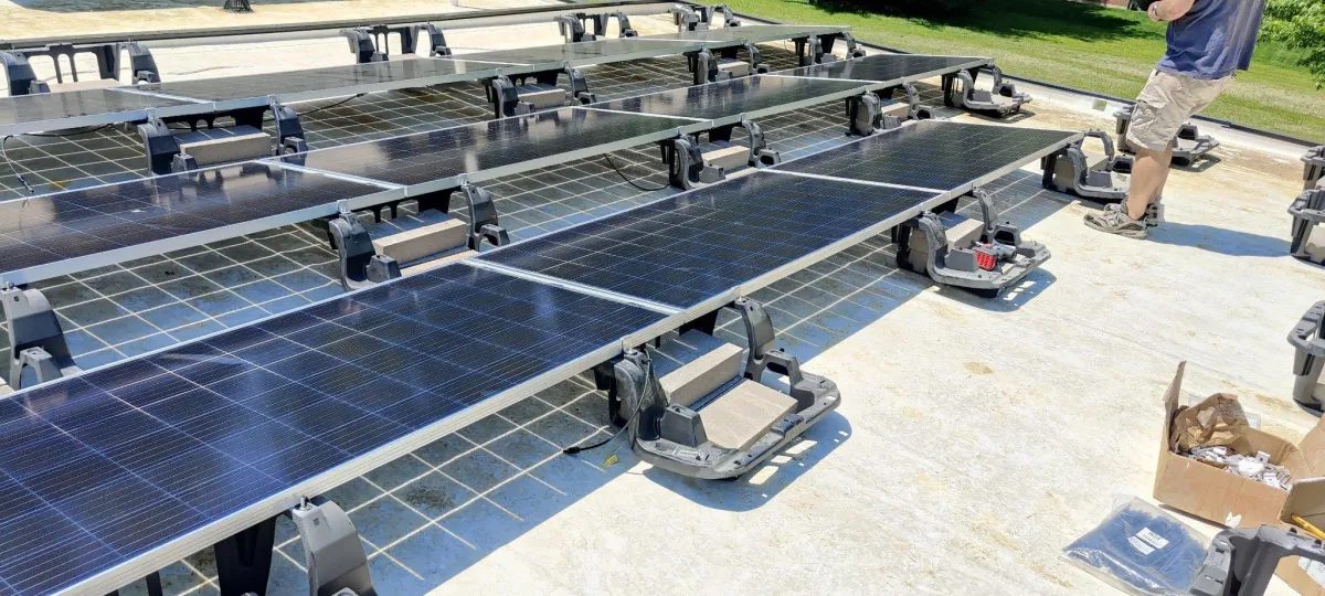 BC Solar - commercial solar panel install