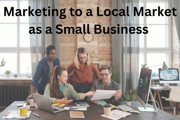 Local Small Business in a marketing meeting