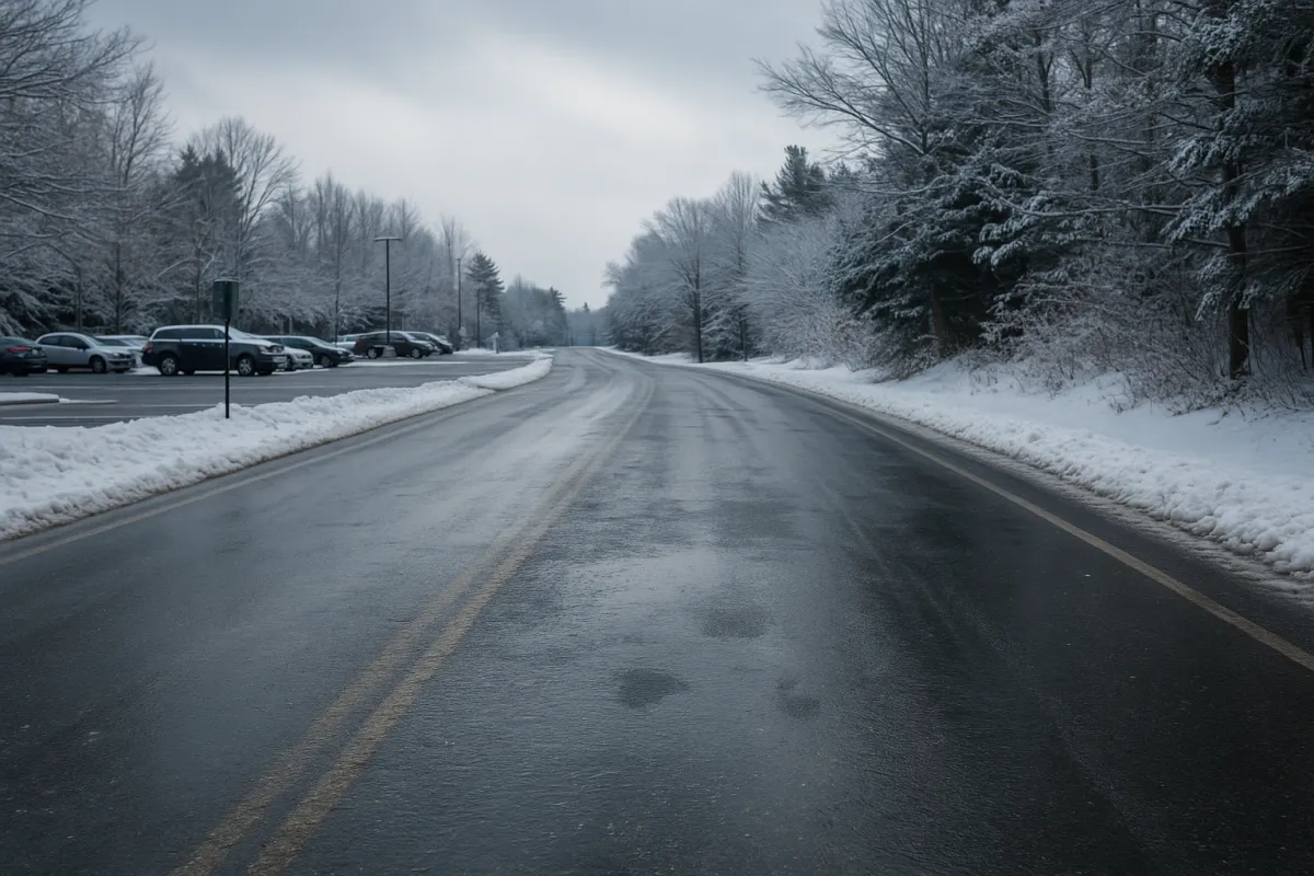 Common Wintertime Hazards — Even After Professional Plowing & Sanding of Commercial Spaces