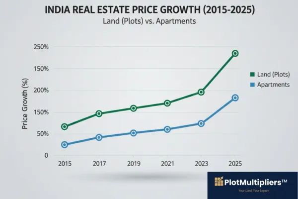 Why Plots Are Outperforming Apartments in India (2025 Update)