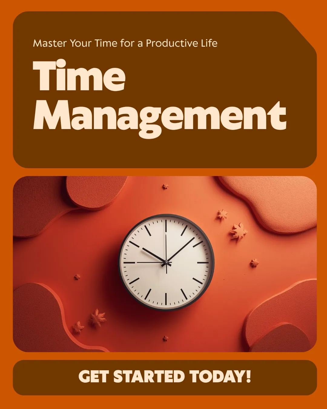 time management with clock 
