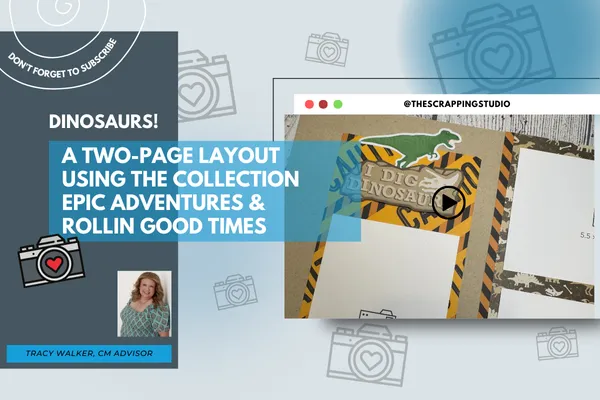 Scrapbooking Theme Park Memories with Epic Adventures Paper | Sketch Sunday #22