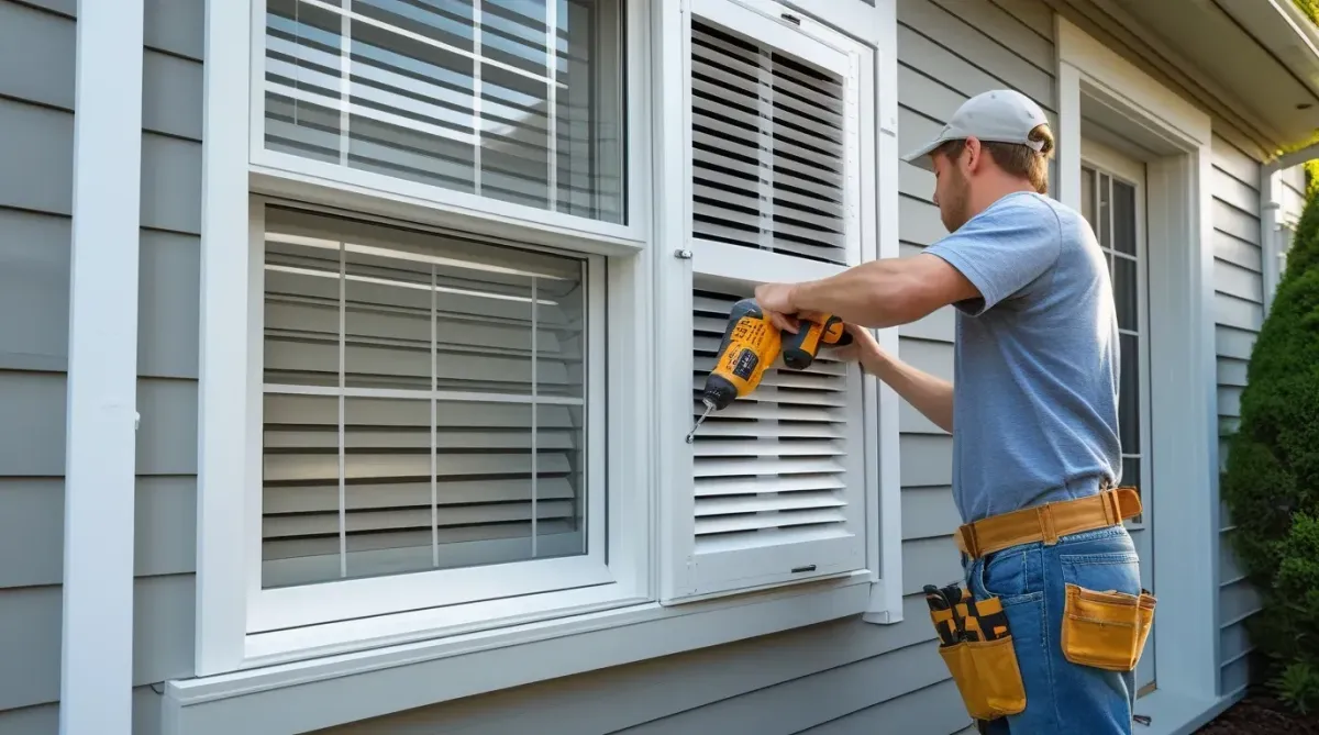 Install Storm Shutters Safely