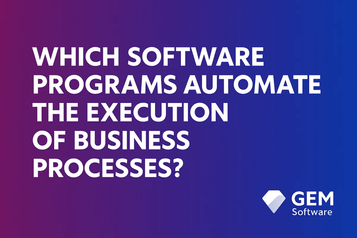 Software Programs Automate