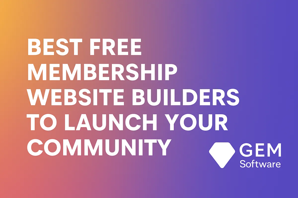 Best Free Membership Website Builders to Launch Your Community