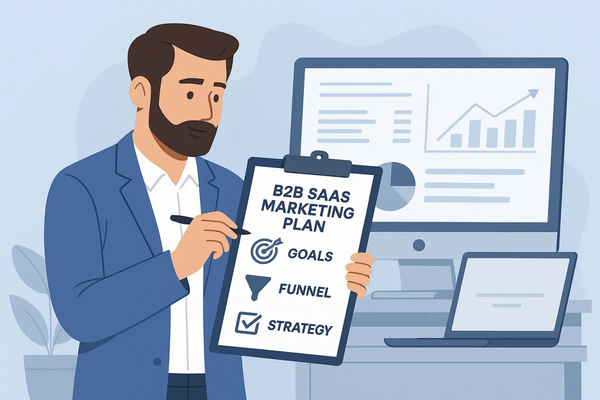 What to Include in a B2B SaaS Marketing Plan: A Step-by-Step Guide