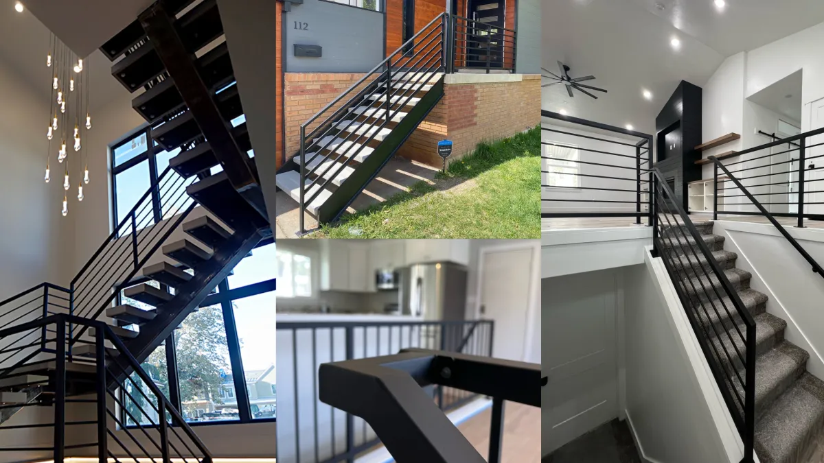 High-Quality Custom Metal Stairways and Railings by High Country Metal Works