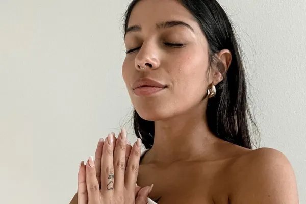 Woman praying