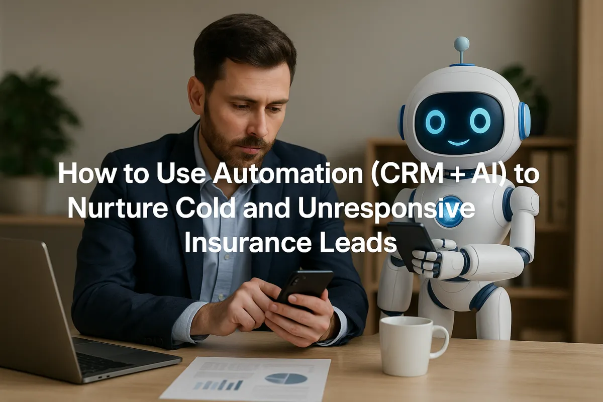 How to Use Automation (CRM + AI) to Nurture Cold and Unresponsive Insurance Leads