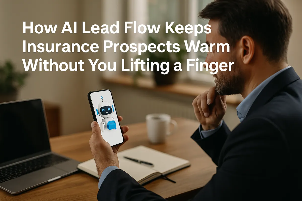 How AI Lead Flow Keeps Insurance Prospects Warm Without You Lifting a Finger