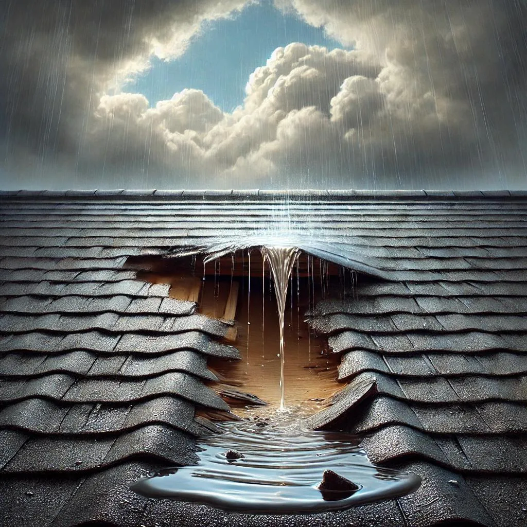 Roof leak repair in Asheville, North Carolina