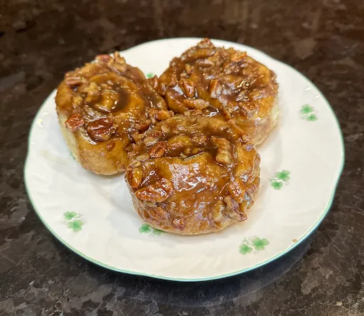 sourdough, sourdough living, cinnamon rolls, pecan rolls, sticky pecan rolls