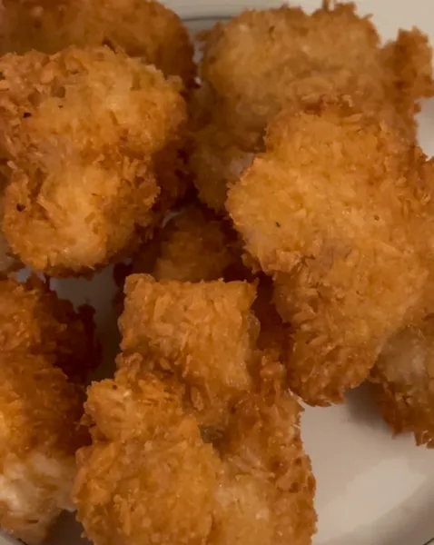 sourdough, sourdough living, simple, coconut shrimp, sourdough discard shrimp
