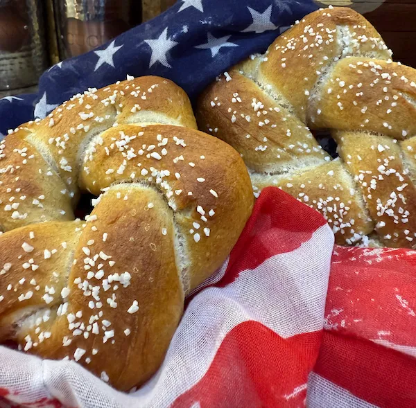 Sourdough Star Pretzels