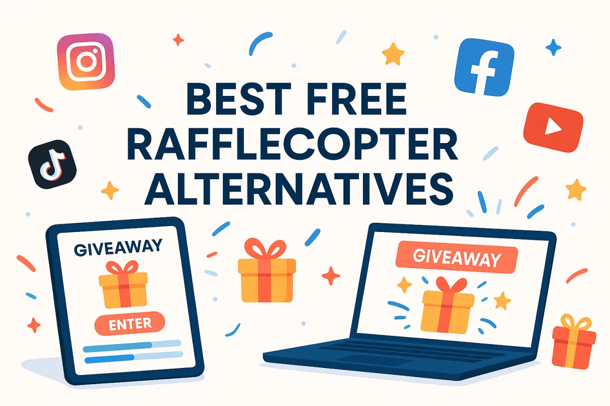 The Best Free Alternatives to Rafflecopter for Giveaways and Contests