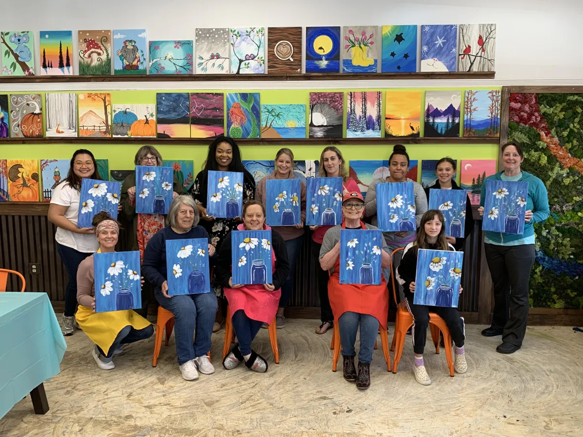 EXIT Success Realty Hosts Successful Annual Paint Night Fundraiser with Merely Creative
