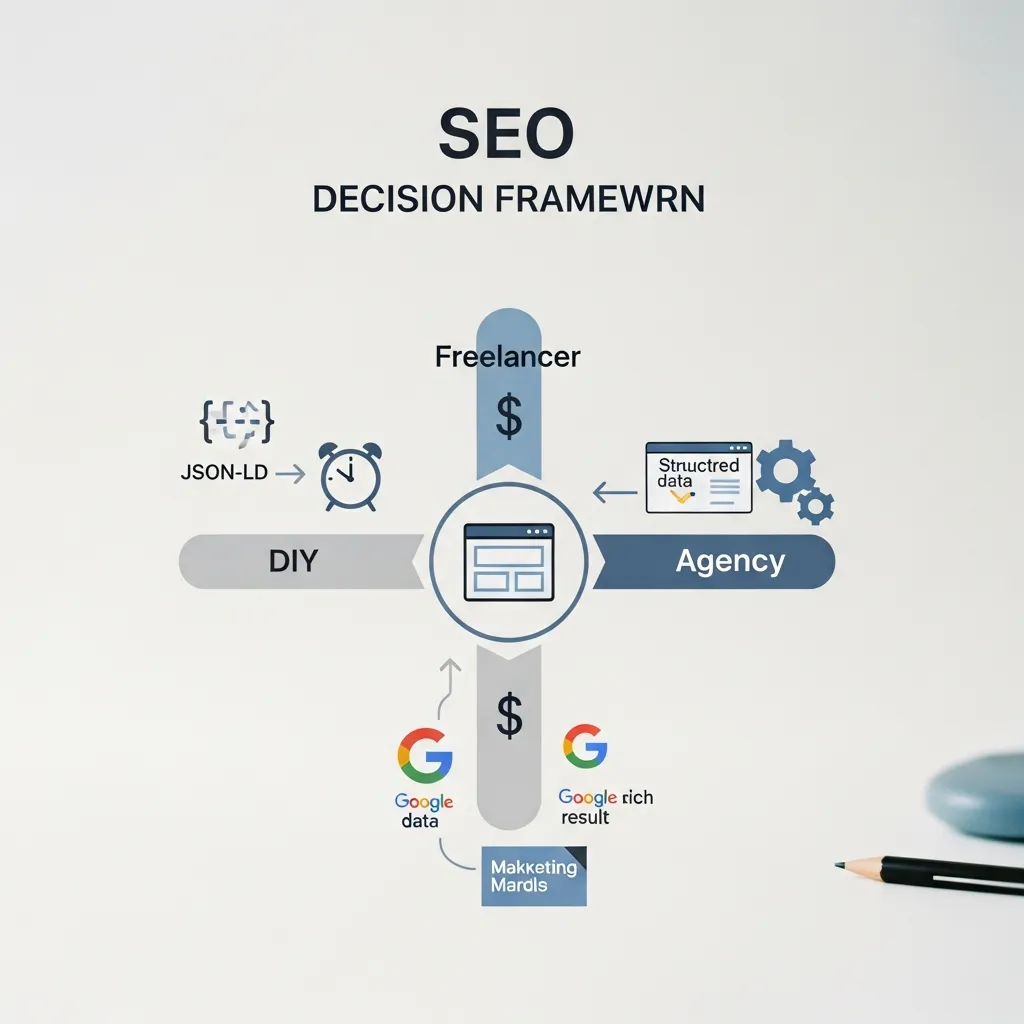 Schema Markup: DIY vs Hire a Freelancer vs Agency [Framework]